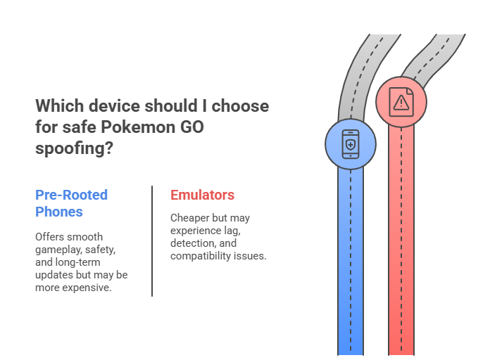 Phones vs. Emulators for Pokemon GO Spoofing