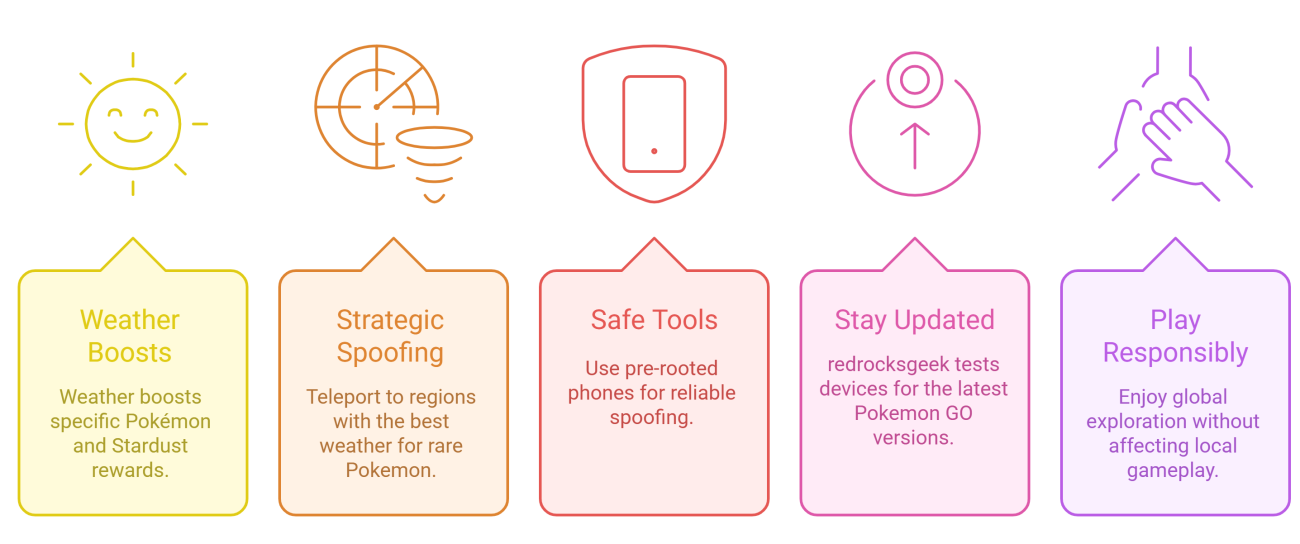 How weather affects Pokemon GO spoofing safely