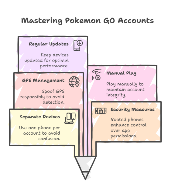 how to safely play pokemon go with multiple accounts